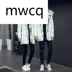 MWCQm102d đôi áo khoác nam dáng dài cộng với quần áo nhung dày ấm áp mùa đông 2019 mới màu rắn - Thể thao xuống áo khoác áo phao cổ lông nam Thể thao xuống áo khoác