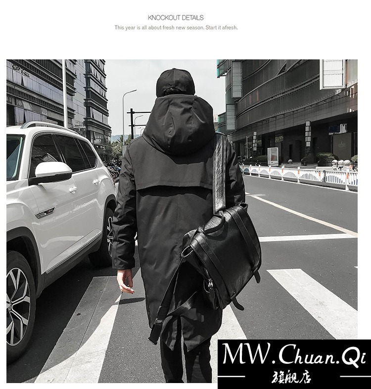 MWCQm102d xuống áo khoác nam dài mùa đông mới xuống áo khoác dày dày thời trang áo khoác lông trùm đầu - Thể thao xuống áo khoác áo phao cao cấp