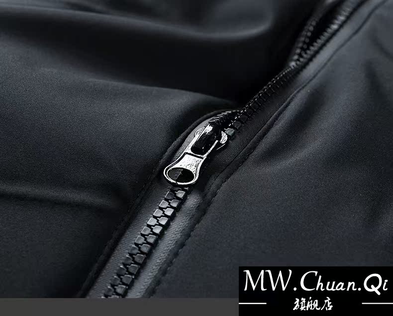 MWCQm306l xuống áo khoác nam mới trùm đầu dài và ngắn thời trang giản dị vịt trắng xuống mùa đông nhẹ bên ngoài - Thể thao xuống áo khoác —
