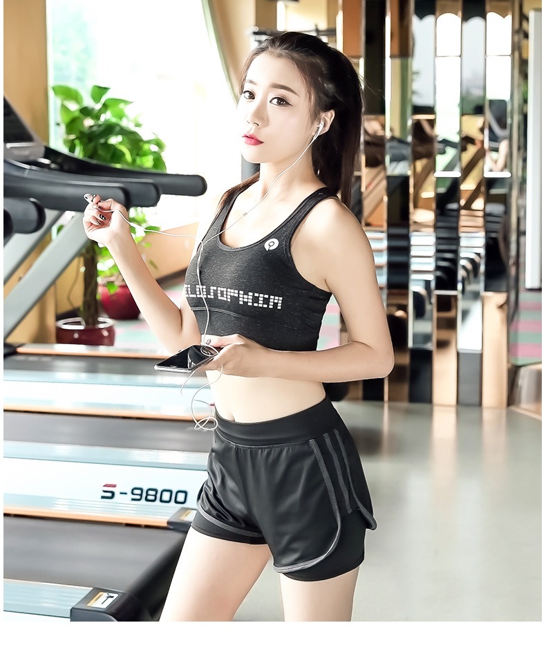 MWCQ cỡ lớn chất béo mm thể thao bra lớn ngực không có vòng thép chạy tập thể dục đồ lót tập yoga - Đồ lót thể thao áo thun tập gym