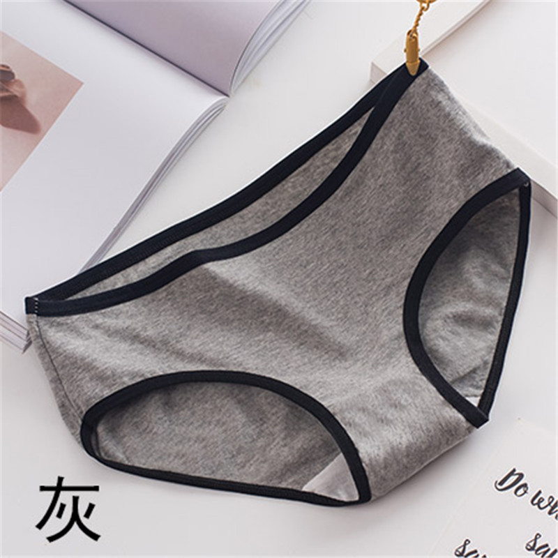 Quần lót nữ tam giác cotton 100% kháng khuẩn đồ lót nữ cotton đơn giản màu rắn quần cô gái eo thấp 6 quan lot nu cho nguoi cao tuoi