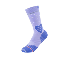 Womens mid-calf cycling socks professional towel-soled breathable sports socks basketball outdoor all-season moisture-wicking thickened soles