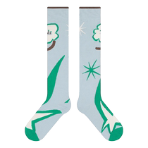 Road cycling socks professional sports running fitness mid-calf socks spring and summer marathon cycling long socks for women