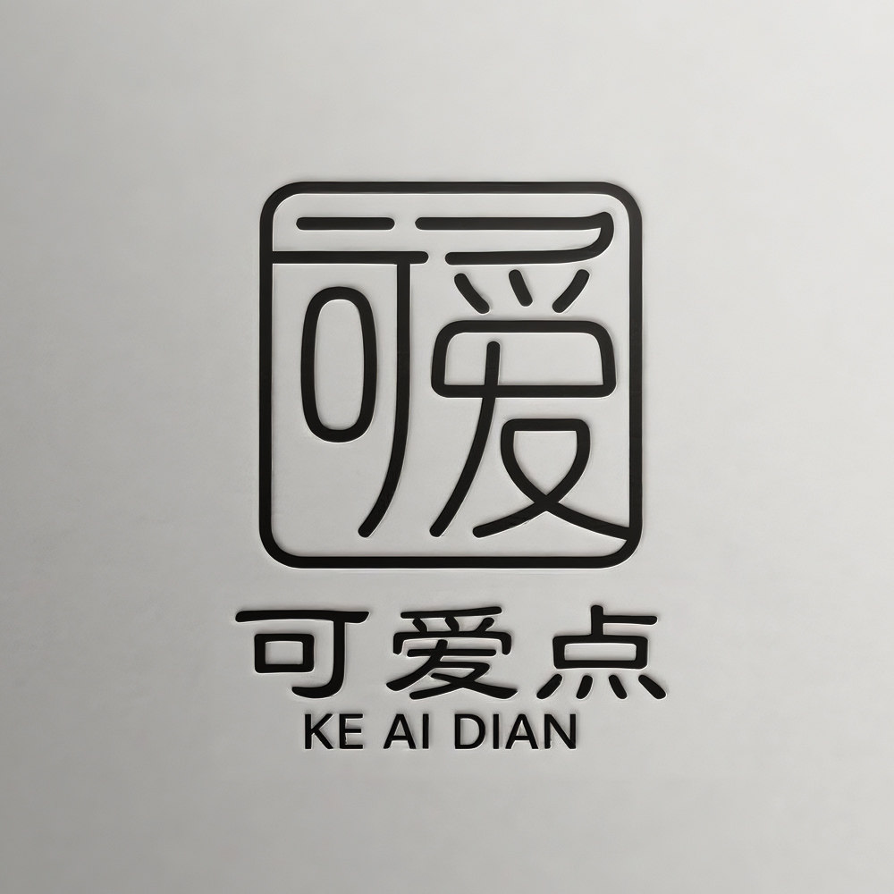可爱点文具店的LOGO