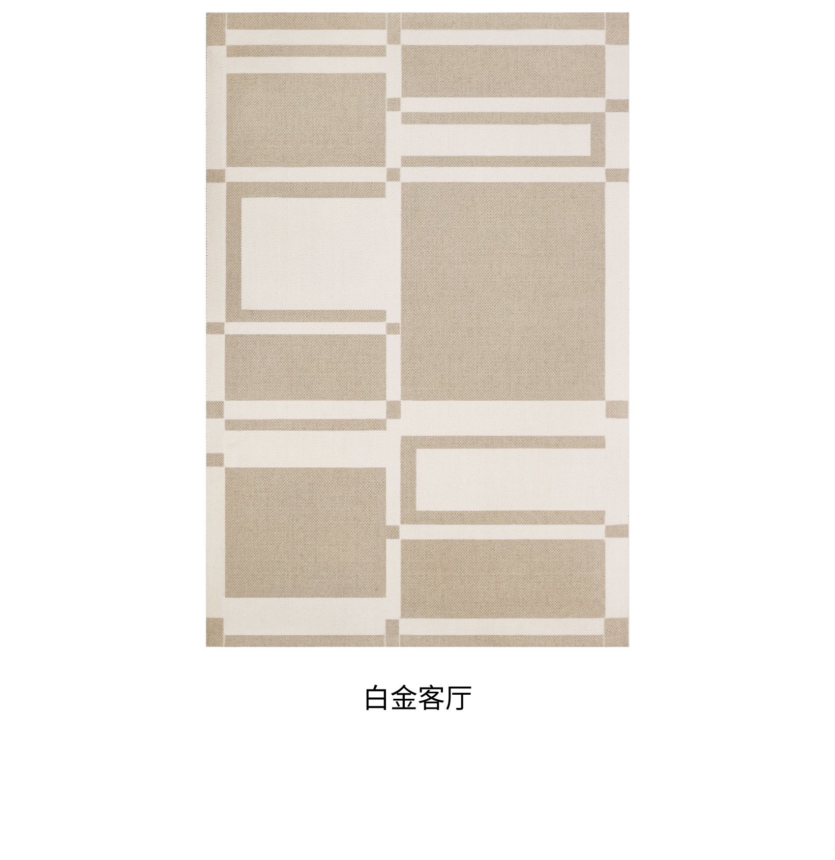 ковер 青山美宿|白金客厅 地毯法式奶油客厅进口羊毛吸音卧室