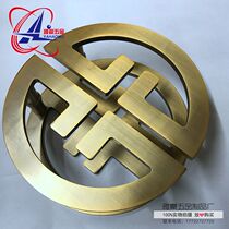 Chinese semi-circular hollow door handle modern antique glass door black handle hotel European wooden door handle