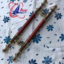 Stainless steel glass door handle round tube Black large door handle sliding door wooden door handle KTV door handle