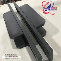 Antique black titanium gold glass door Xiangyun handle solid wood door square tube stainless steel brushed rose gold frameless door handle