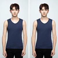 37 -Degree постоянная температура плюс бархатный жилет мужчины [тибетский цин+тибетский цин]