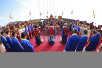 Chinese national wind temple serving long shirts apply with all kinds of ceremony celebration gown embroidery in long style Han clothes