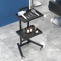 Barber beauty manicure and massage shop hair salon baking oil mobile storage perming and dyeing tool cart bar cart folding cart