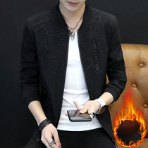 Mens coat thin casual 2021 new autumn coat spring autumn winter trend handsome mens jacket