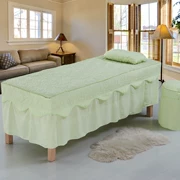 Quảng cáo làm đẹp giường bao gồm bốn bộ massage massage trị liệu giường khử trùng câu lạc bộ polyester bìa chăn