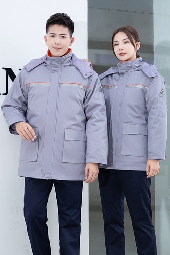 Антистатическая демисезонная утепленная куртка для работы, пуховик