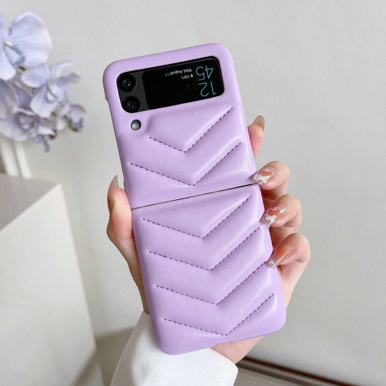 Z Flip4 Girls Leather Samsung Phone Case