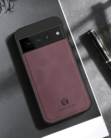 Red — Business Slim Fit Synthetic Leather 7, 7 Pro, 6, 6 Pro Google Pixel Phone Case