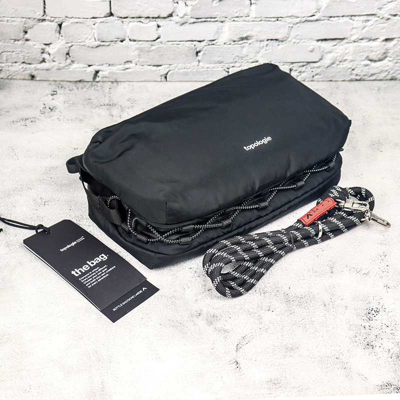 Climbing Rope Crossbody Bag Topolog Large Puffer Bag Water Bottle Bag Unisex Outdoor Waterproof Shoulder Bag Trendy