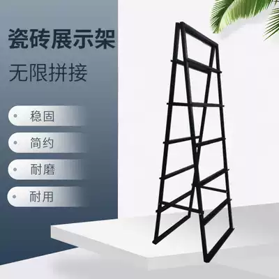 Tile display stand Tile display stand 800 floor tiles Multi-functional vertical floor tile shelf Ceramic display stand