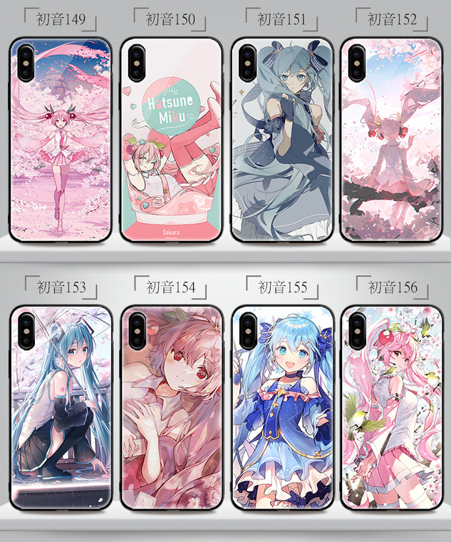 Hatsune Miku Pink Cherry Blossom Anime iPhone Case