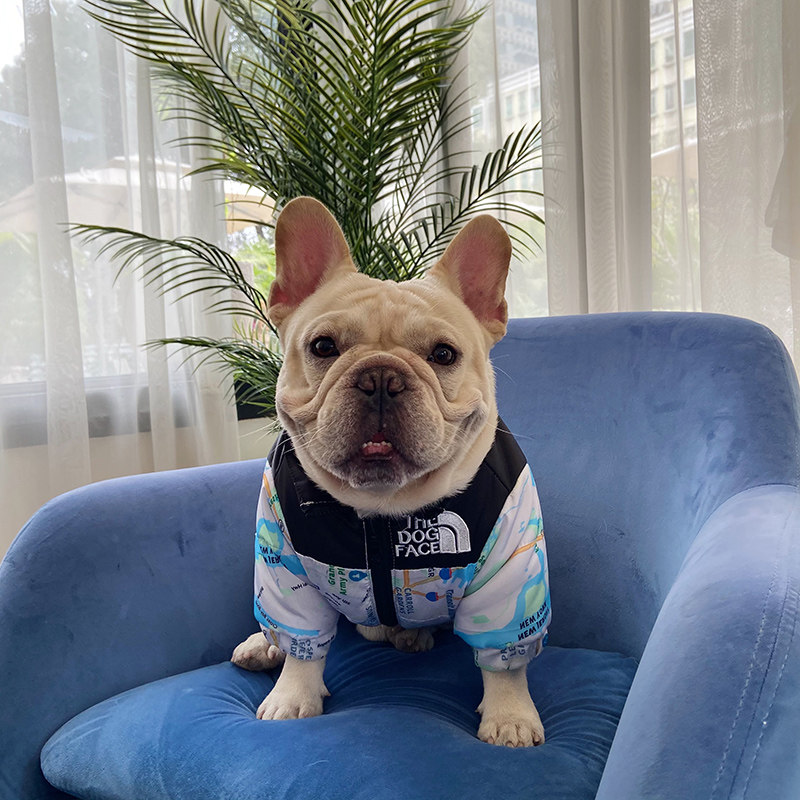 Dog clothes winter cold wave thickening warm Schnauzer bear Teddy French bucket small and medium dog padded coat