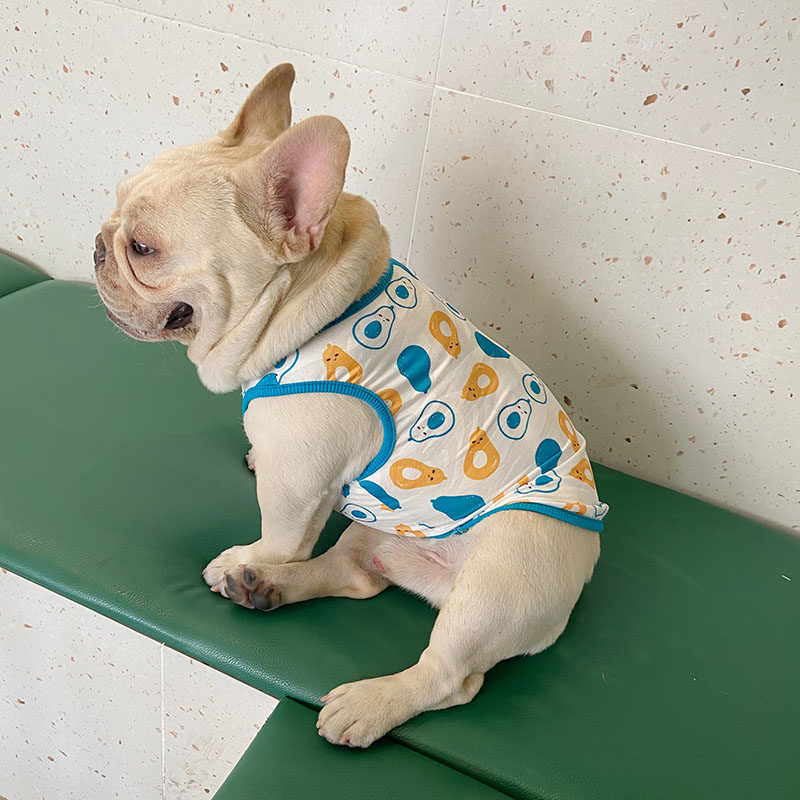 Pet Dog NetEye Vest Cover Bulldog Summer Costume Small Dog Bago Infine Tide Clothes