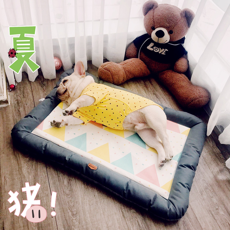 Pet Dog Kennel Summer Season Cool Cushion Cowl Mat Mat Cool Mat Summer Sleeping Mat Farfight Kirky Kennel Kennel Sleeping Mat Sandal 