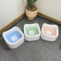 Foreign trade water bowl dog drinker unwet mouth Teddy than bear dog drinking water bowl unwet mouth suspended water table