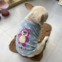 Faw Dog Vest Dog Summer Thin Indoor Cotton Vest Strawberry Panda Kitty Teddy Bear Pet Clothes