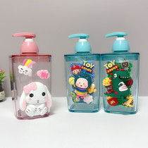 Creative Cartoon Press Bottle Empty Bottle Cute Large Capacity Split Bottle Body Lotion Bath Lotion Lotion Shampoo water laundry detergent