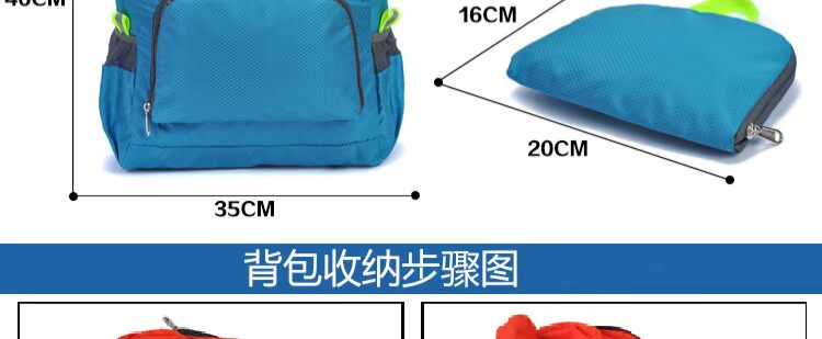 Ba lô nam Ba lô Công suất lớn Du lịch gấp Nữ Giải trí ngoài trời Đa năng Trọng lượng nhẹ Đi bộ chống nước Túi đi bộ - Ba lô balo laptop