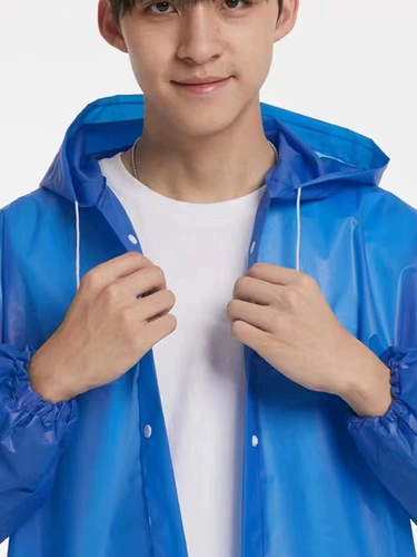 Дорожный длинный водонепроницаемый дождевик, увеличенная толщина, большой размер