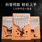 Đàn piano ngón tay cái Kalimbaqin 17 người mới bắt đầu học âm thanh dễ học đàn piano cụ Kalinba đàn piano rung - Nhạc cụ phương Tây