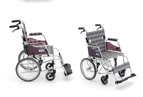 Япония импортированная инвалидная коляска Sangui Miki Старик Алюминиевый сплав MOCC-43JL Складывание легкого портативного автомобиля