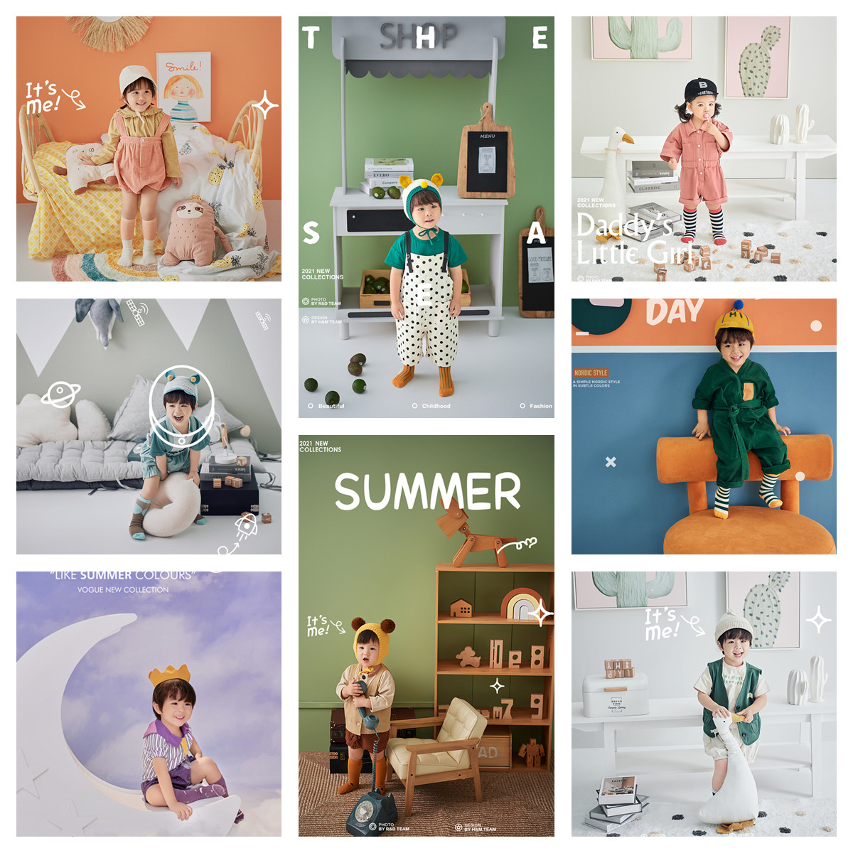 Children's photography theme clothing 1 - 2 year old baby photograph clothes 2021 exhibition new photo prop suit