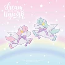 Cute little flying Spurs embroidered cloth with clothes Patch Patch Diyron Bag Donuts Doughnut Bag Hand Ledger Decorative