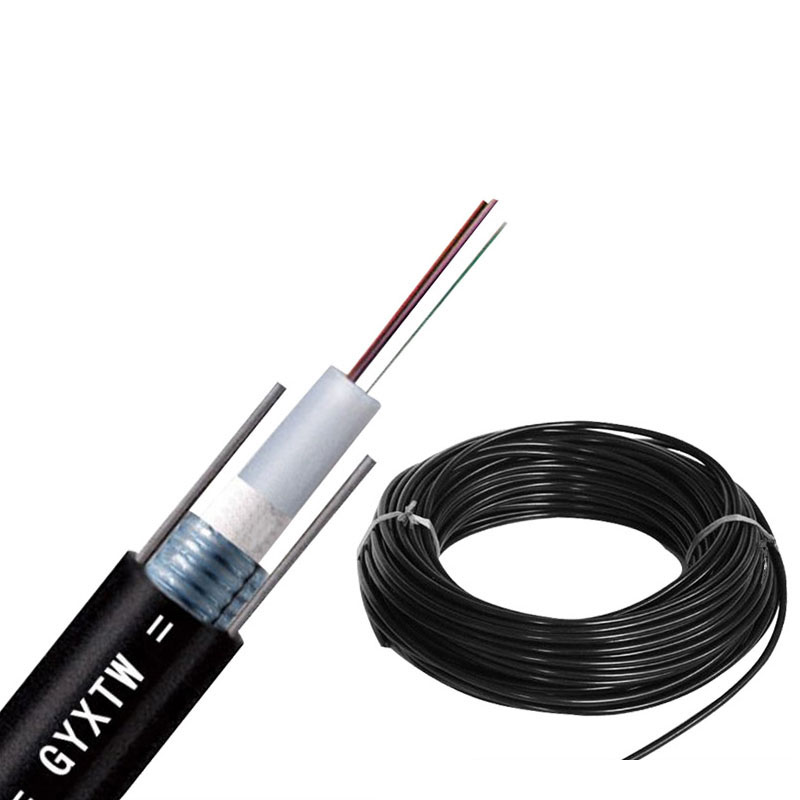 New GYXTW4B1 4-core single-mode outdoor optical cable four-core fiber central tubular light sheathed light brazing wire