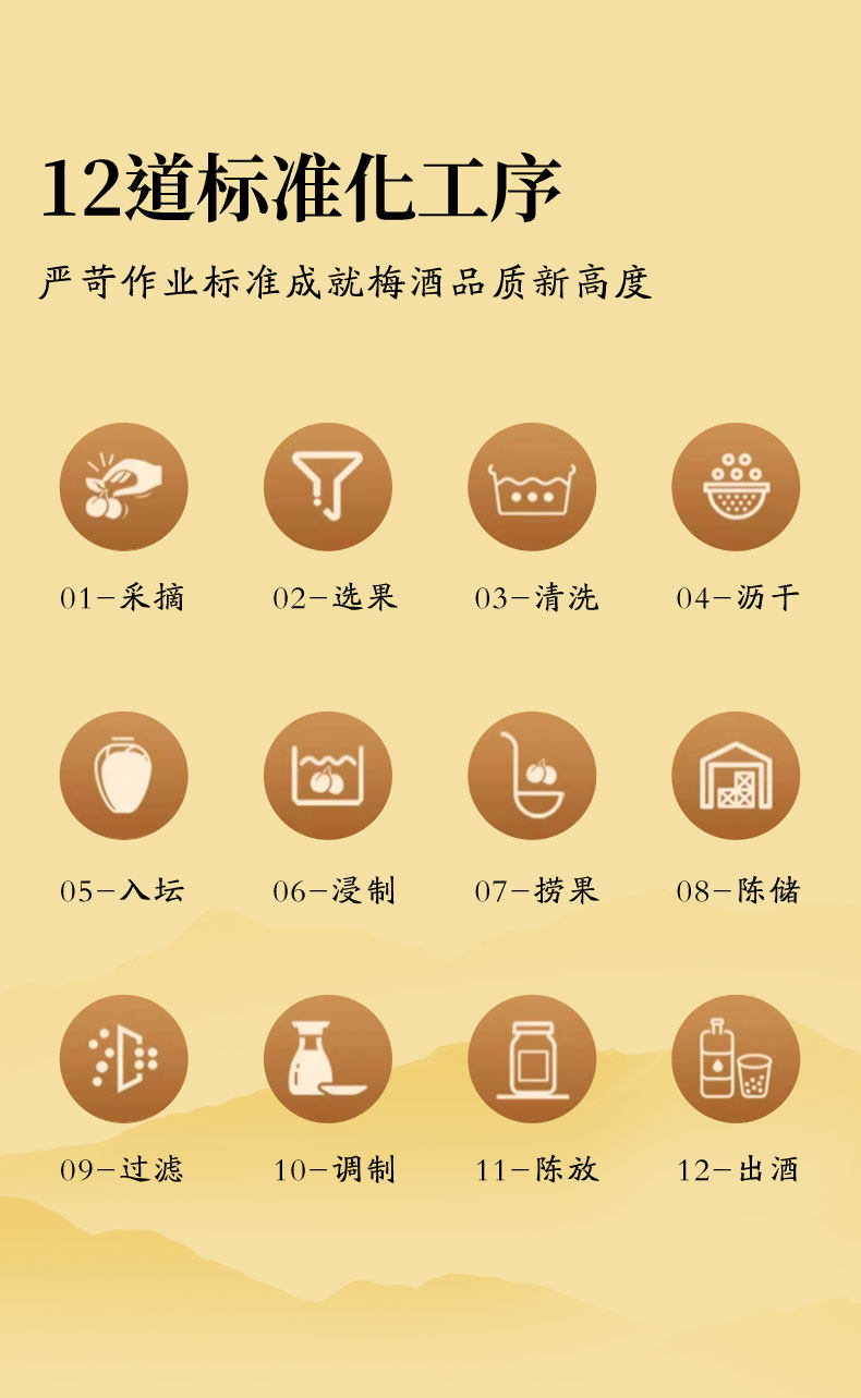 安享好物 安享B级果酒-莫干山20度青梅酒 企标