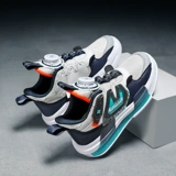 Детская спортивная обувь для мальчиков, кроссовки для отдыха, осенняя, подходит для подростков