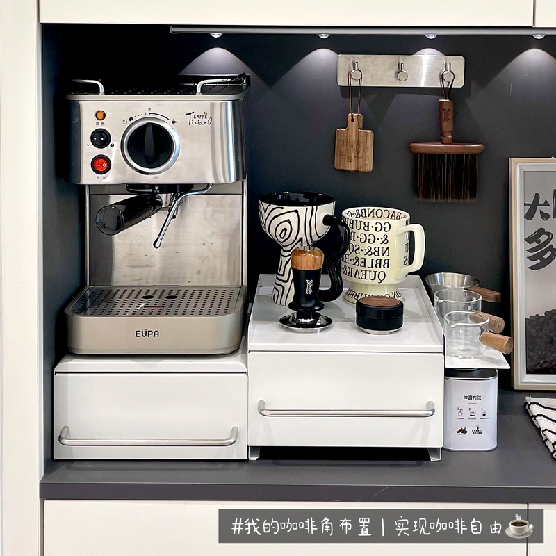 Transform Your Home Coffee Corner! Sideboard Tabletop Drawer Metal Coffee Cup Storage Cabinet Coffee Machine Shelf Transform Your Home Coffee Corner! Sideboard Tabletop Drawer Metal Coffee Cup Storage Cabinet Coffee Machine Shelf
