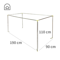 Dongha plus thick College student dormitory with mosquito net stainless steel bed curtain bracket pole fan rod bracket