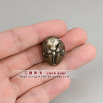 Pure copper red copper bull small pendant small pendant holding head cow Zodiac cow gilt gilt key chain accessories