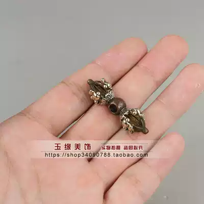 Pure copper copper small pendant Vajra treasure Pestle Vajra peg magic pestle magic pestle small pendant DIY accessories