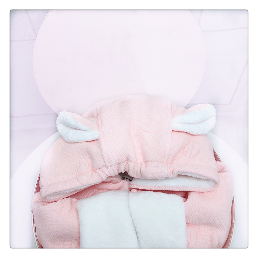 Hộp quà sơ sinh cho bé sơ sinh mùa đông cho bé áo khoác cotton dày jumpsuit hafu quà trăng rằm quần áo sơ sinh