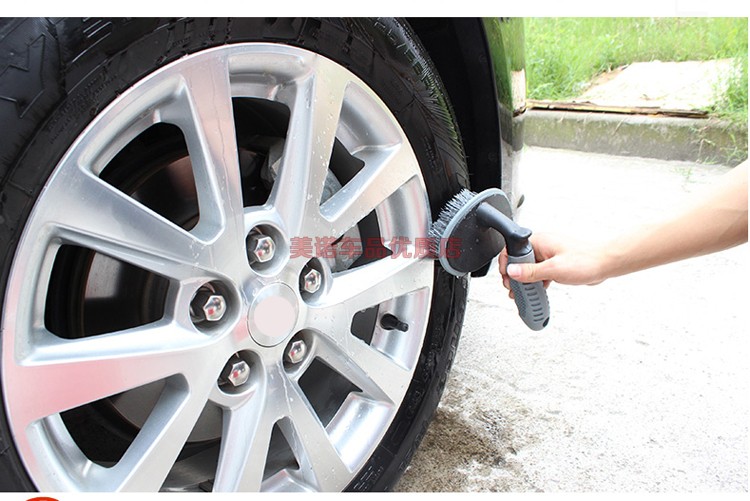 Rửa xe công cụ xe chải bàn chải lốp xe bánh xe đặc biệt bàn chải chải làm sạch nguồn cung cấp công cụ vòng thép chổi vệ sinh điều hòa ô tô