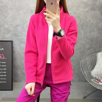 New double-sided velvet womens coat autumn and winter couple fleece velvet warm sweater cardigan plus velvet suit