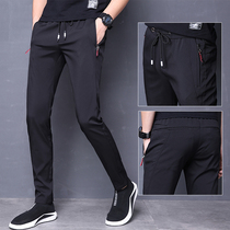 Summer new quick-drying sports casual pants mens slim-fit thin pants mens pants Korean style trend summer pants