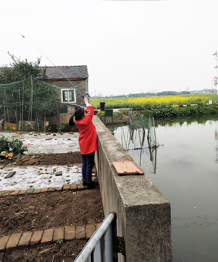Дорожные суб -полюсный 路亚方舟儿童路亚竿纺车轮钓鱼杆小孩新手娃娃初学路亚杆子钓竿 Road sub Ark