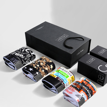 Cailin Kanei Spring Summer Mens Pants Mens Flat Corner Pants Four Corner Pants Sexy Breathable Ice Silk Thin VC K