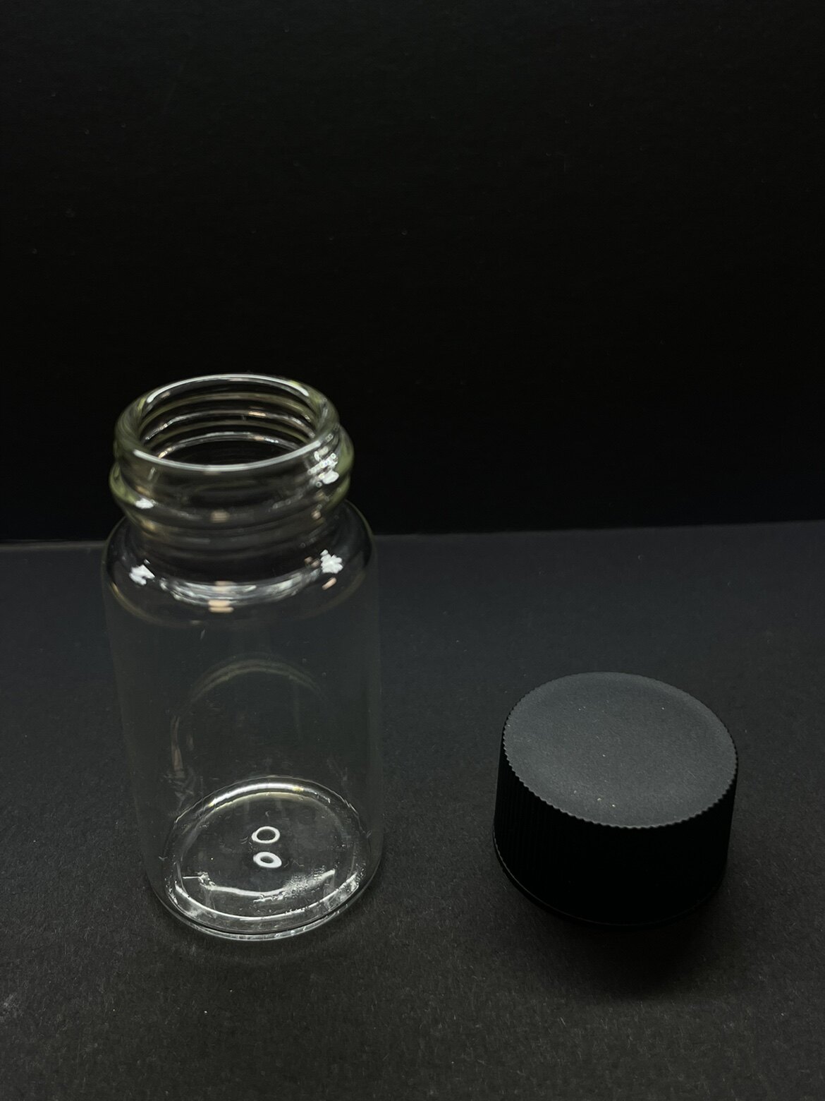 配液瓶耐有机溶剂纺丝用透明玻璃样品实验科研四氟垫片密封防漏