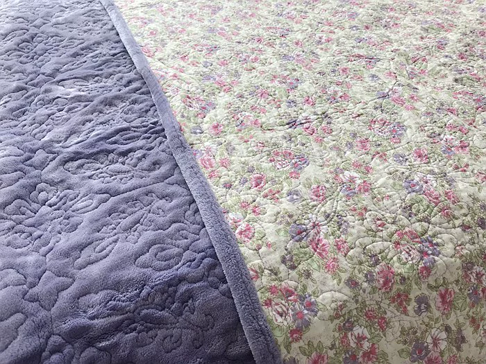 Hàn Quốc siêu mềm ngắn nệm sang trọng chăn bông ấm áp mùa thu và mùa đông dày flannel trải giường dày chăn
